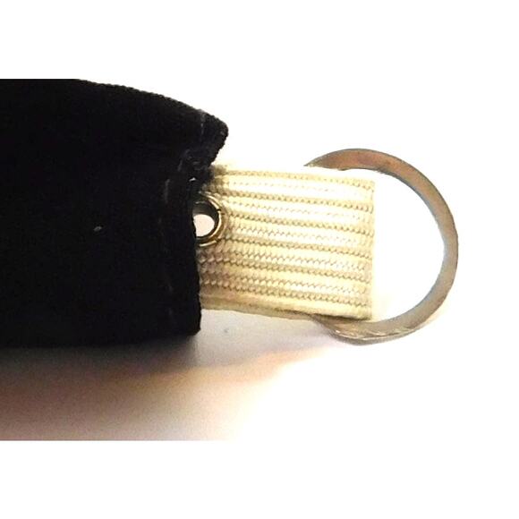 Vintage Black Pleated Adjustable Cummerbund - Picture 4 of 6